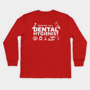 Dental Hygienist Kids Long Sleeve T-Shirt